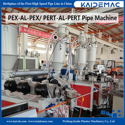 Pex-Al-Pex Pipe Production Line / Al-Plastics Overlapped Welding Machine
