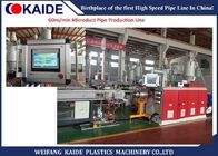 100m / Min Microduct Tube Production Line , Plastic Pipe Manufacturing Machine 14/10mm