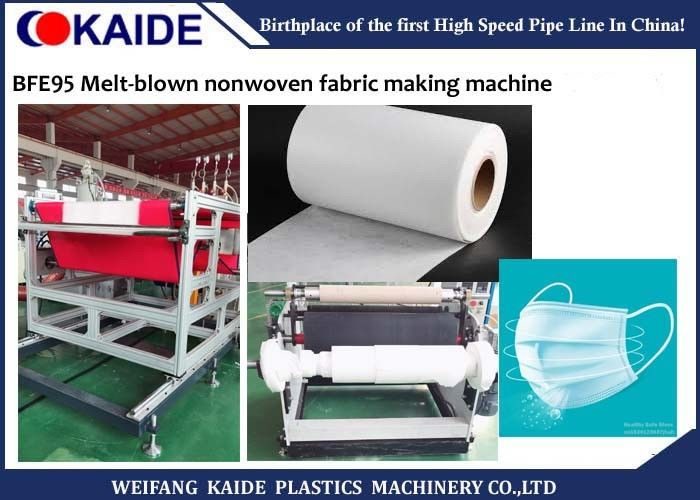 CE ISO PP Melt Blown Fabric Machine , BFE95 Non Woven Fabric Production Line