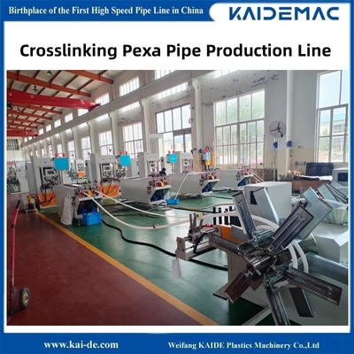 Peroxide Cross-Linking PEX-A Pipe Extrusion Line 3 - 4m/min Speed