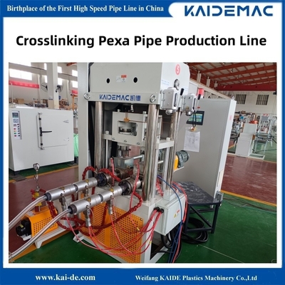 Peroxide Crosslinking PEX Pipe Making Machine Dual Tube Extruding Line