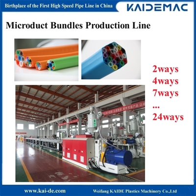 120m/Min Optical Fiber Microduct Production Machine 7 / 3.5-14 / 10mm
