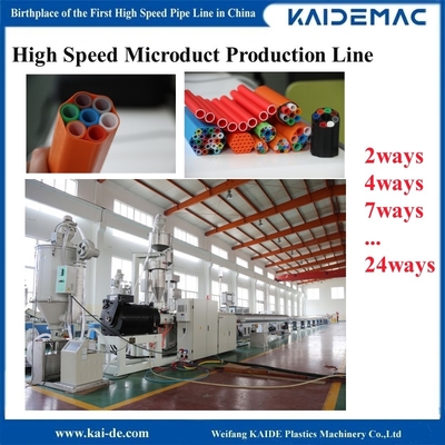 120m/Min Optical Fiber Microduct Production Machine