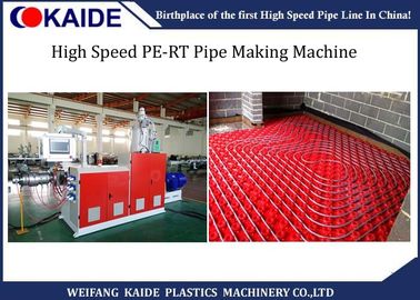 High Speed PE RT Pipe Extrusion Line , 35m/Min PERT Tube Extrusion Machine