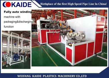Fully Automatic Pipe Coiler Machine With Auto Packaging / Discharging Function