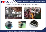Three Layers Glassfiber PPR Pipe Extrusion Line / Plastics PPR Pipe Production Line