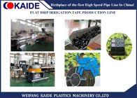 PC Dripper Flat Drip Irrigation Tape Making Machine / Plastic Pipe Production Line