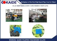 Flat Drip Irrigation Pipe Production Line 180m/min 250m/min Speed With AAS Nano Dripper