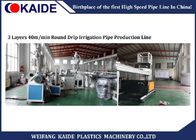 3 Layers Round Drip Irrigation Pipe Production Line 40m/min With ABB Frequency Inverter
