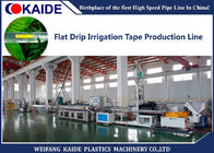 Inline Flat PC Type Drip Irrigation Pipe Production Line High Speed 80m/min