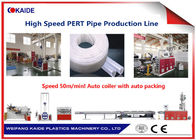 16mm×2.0mm  HDPE Pipe Extruder Machine Speed 50m/min For PERT Pipe Making