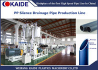 Auto PLC Control PP Extruder Machine / 50-110mm PP Pipe Extrusion Line