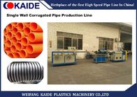 Single Wall PVC Pipe Making Machine , 12-50mm Diameter PE Pipe Production Line