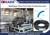 PA Automotive Fuel Tube Making Machine , Multilayer Nylon Oil Pipe Extruder Machine