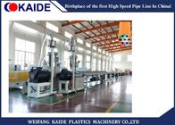 High Efficiency Microduct Plastic Extrusion Machine For HDPE Extrusion Pipeline