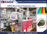 HDPE Silicone Microduct Making Plastic Extrusion Line 8/5mm , 12/10mm , 14/10mm