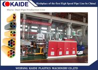 Sheated Microduct Plastic Pipe Production Line Telecom Microduct Extrusion