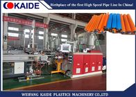 Durable Plastic Pipe Production Line Sheated Microduct / Telecom Microduct Extrusion