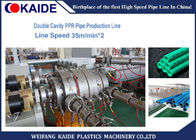 Double Cavity Water Pipe PPR Pipe Production Line High Speed