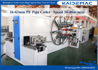 PLC 40m/Min 63mm HDPE Plastic Pipe Coiler Machine