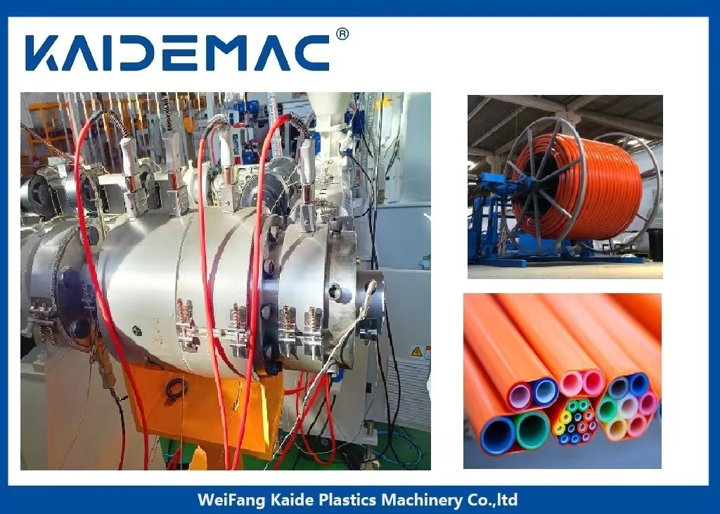 HDPE Silicone Core Microduct Tube Making Machine 60m/min
