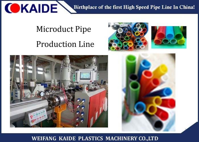 5mm-18mm Microduct Bundles Extrusion Line Silicon Core Tube Extrusion Machine