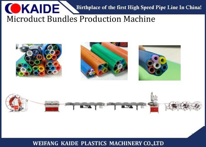 4 Ways Plastic Pipe Production Line 14mm/10mm Microduct Bundles Production Machine
