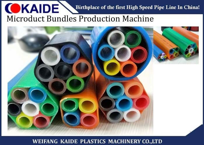 Easy Operation PE Pipe Production Line Optical Telecom Tube Bundles Making Machine
