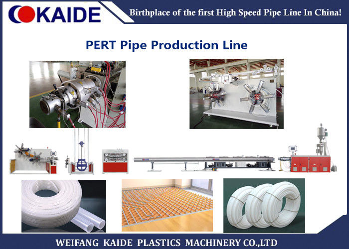 50m/min Plastic Pipe Production Line KDRT-60 PERT Pipe Making Machine